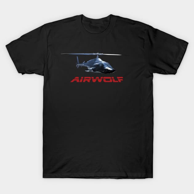 Retro Airwolf T-Shirt by Treherne